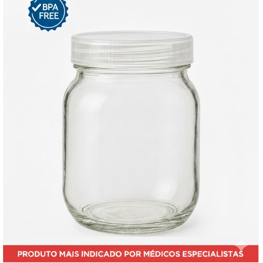 Kit de Pote p/ Leite Materno c/ 04un BPA FREE