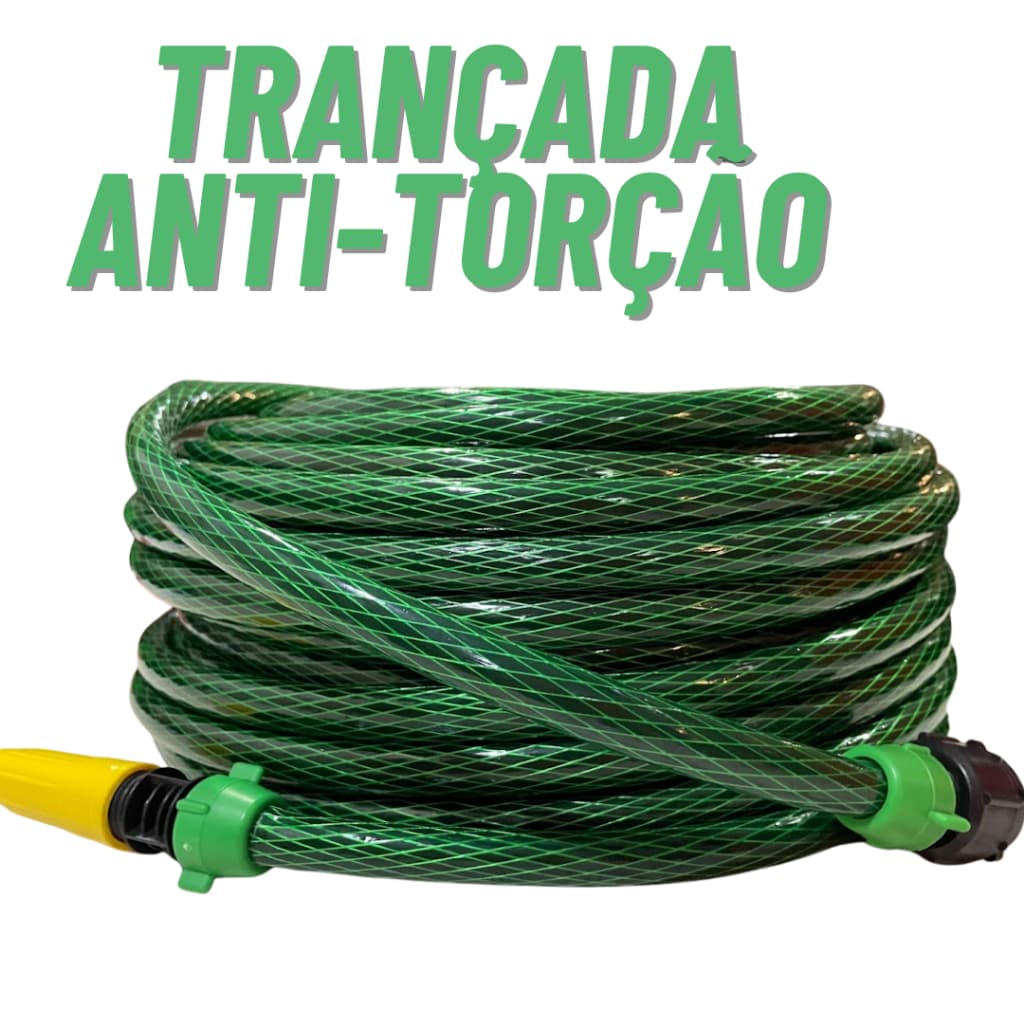 Mangueira De Jardim Trançada Tripla-Camada 50 Metros