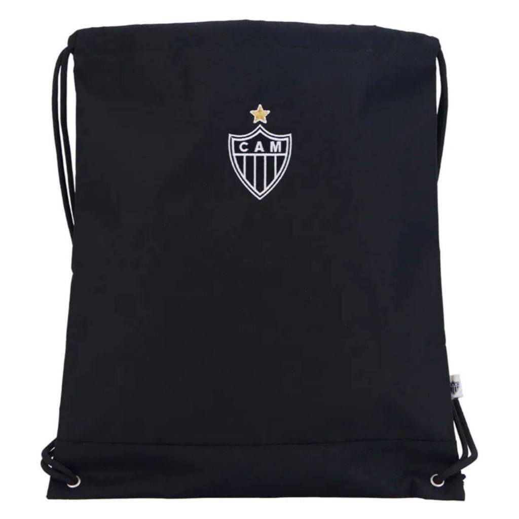 Mochila Saco de Academia Esportiva Atletico Mineiro Preto