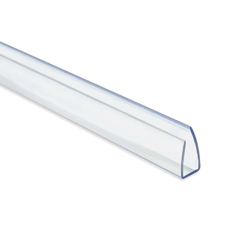 Perfil U Policarbonato 4mm E 6mm Acabamento Cristal 1,05 Metros