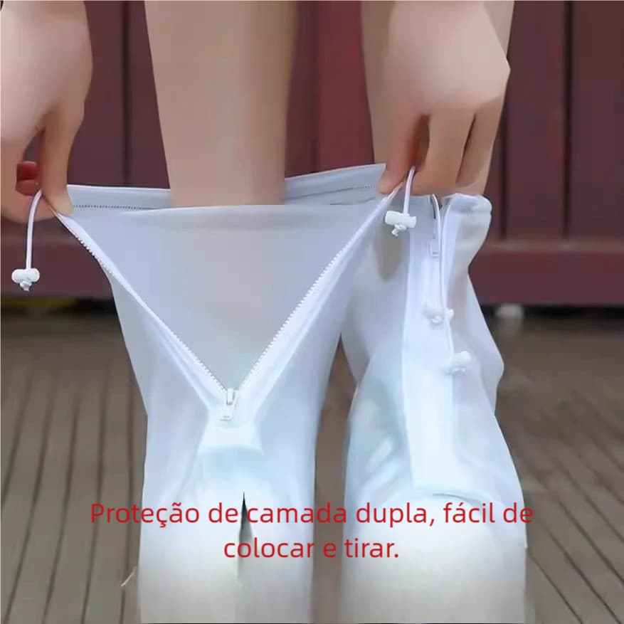 Protetor de Shoes Impermeável - Silicone Antiderrapante | Unissex para Interior/Exterior