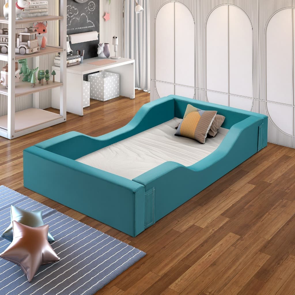 Mini cama espuma + Colchão montessoriana quarto infantil criança