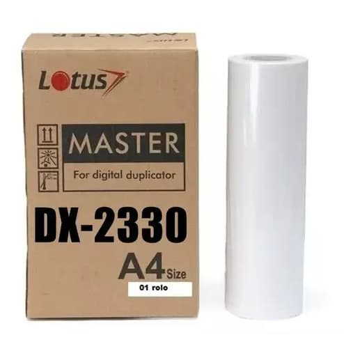 Master Térmico para Duplicador Ricoh DX2330 DX2430 817612 | Lotus A4 50 Metros 240 mm x 50 m