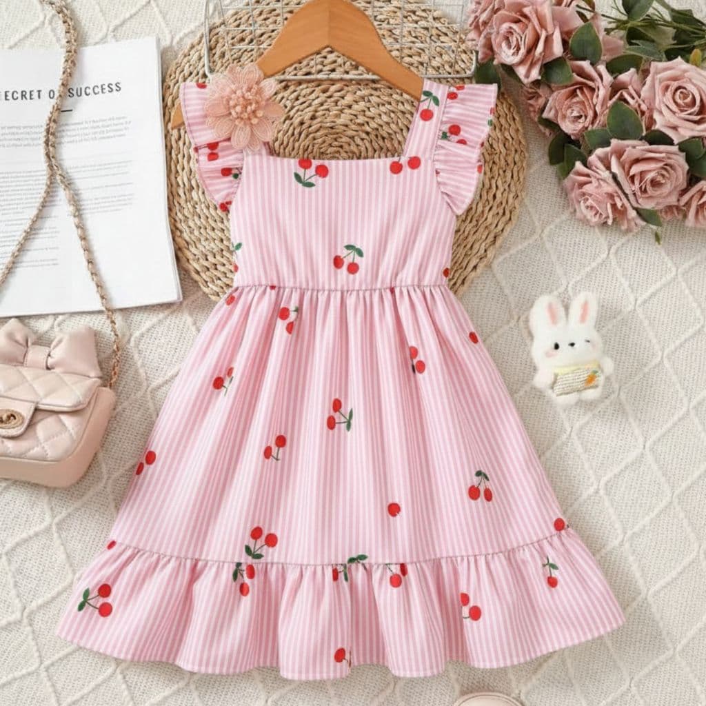 Vestido Infantil Estampado Verão Menina Luxo Festa Blogueirinha Roupa para Menina