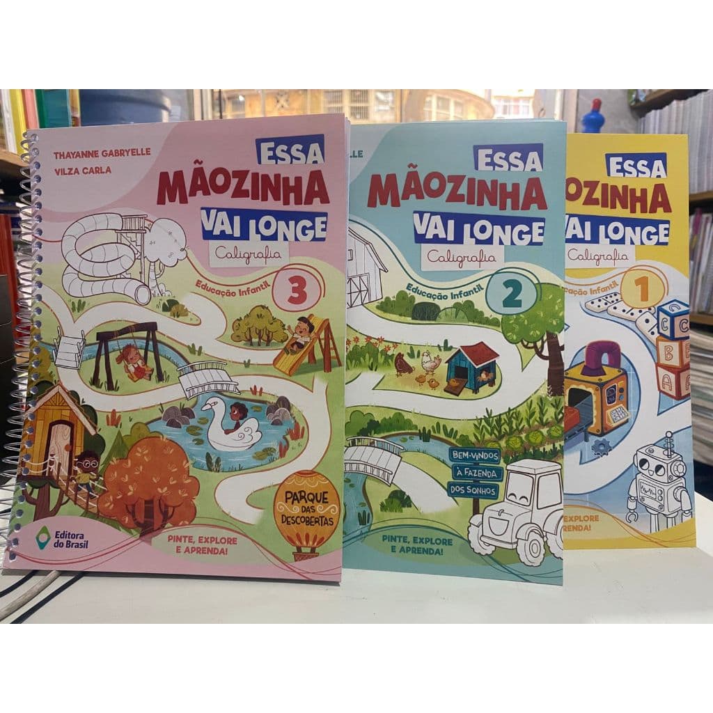 ESSA MÃOZINHA VAI LONGE – CALIGRAFIA – EDUCAÇÃO INFANTIL