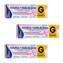Pomada Nistatina + Óxido de Zinco 60g Antifúngica e Protetora