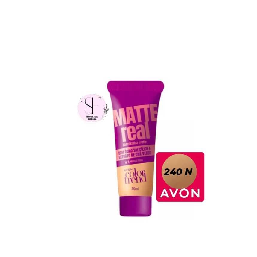 Base Matte Real Color Trend Avon 20ml A Prova D Água - Escolher sua Cor