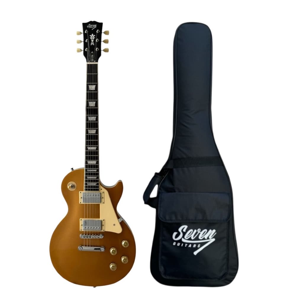Guitarra Les Paul Seven Gold SLP-770 C/Bag - TRASTE INOX