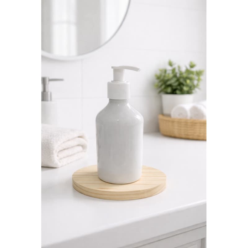 Peças Avulsas em Porcelana Branca | Banheiro, Penteadeira e Kit Higiene Bebê