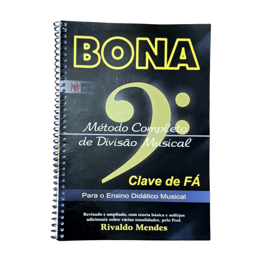 Bona – Método de Divisão Musical – Clave Fá + (Arquivo e Áudio)