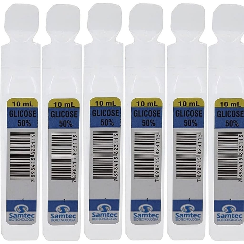 GLICOSE 50% 10 ML - CAIXA C/ 30 UNIDADES