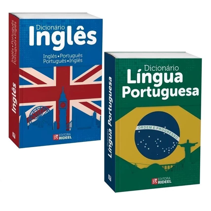 Kit Dicionario Portugues E Dicionario Ingles / PORTUGUÊS ED RIDEEL