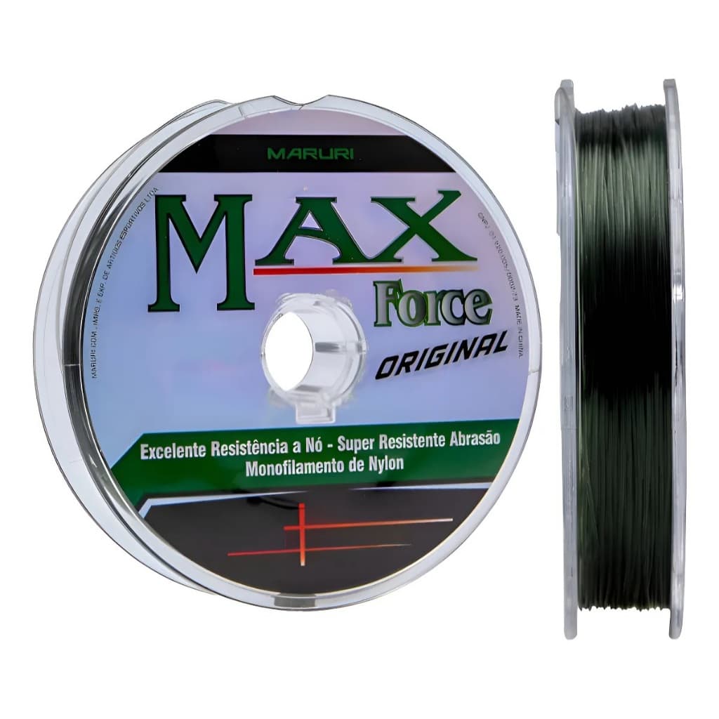 Linha Monofilamento Max Force Original 100m – Diversas Medidas