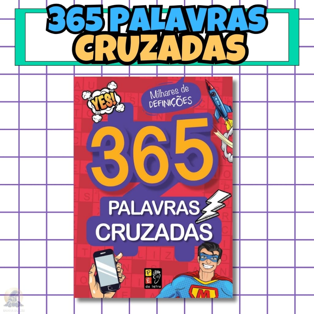 365 Palavras Cruzadas | Milhares de Definições | Rosa Escuro