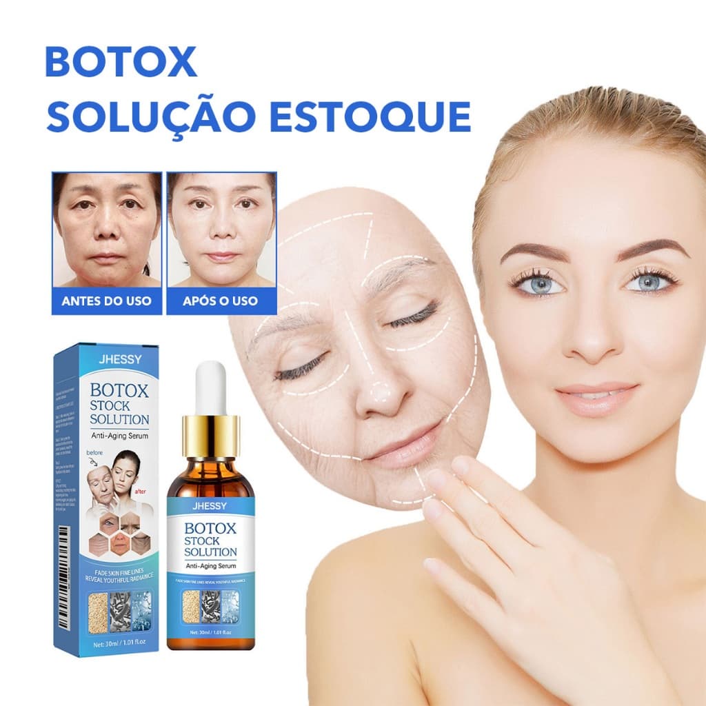 Botox Líquido original Retinol face Serum Firming Collagen Anti Envelhecimento Envelhecimentoemoliente e hidratante 30ml