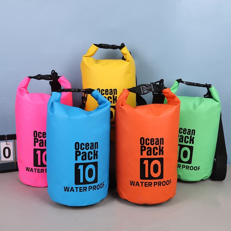 Saco À Prova D'água com Corrente - 10L/20L para Caiaque, Anti-Furto, Material Eco-Friendly, Preço Promocional!