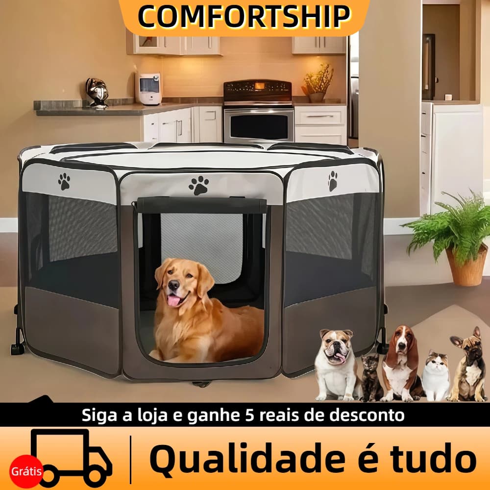 Tenda cercadinho canil cachorro Canil de fácil operação Cerca externa Casa para cães grandes