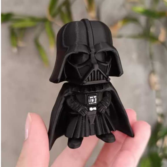 Boneco Darth Vader - C-3PO Star Wars Chibi - Impressão 3D Premium