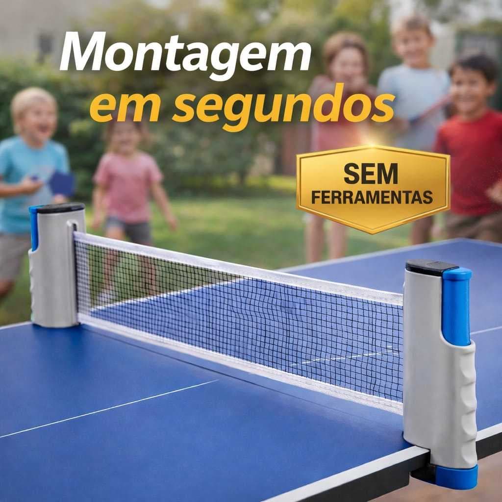 Rede de Tênis de Mesa Retrátil Universal Ping Pong Portátil para Mesa