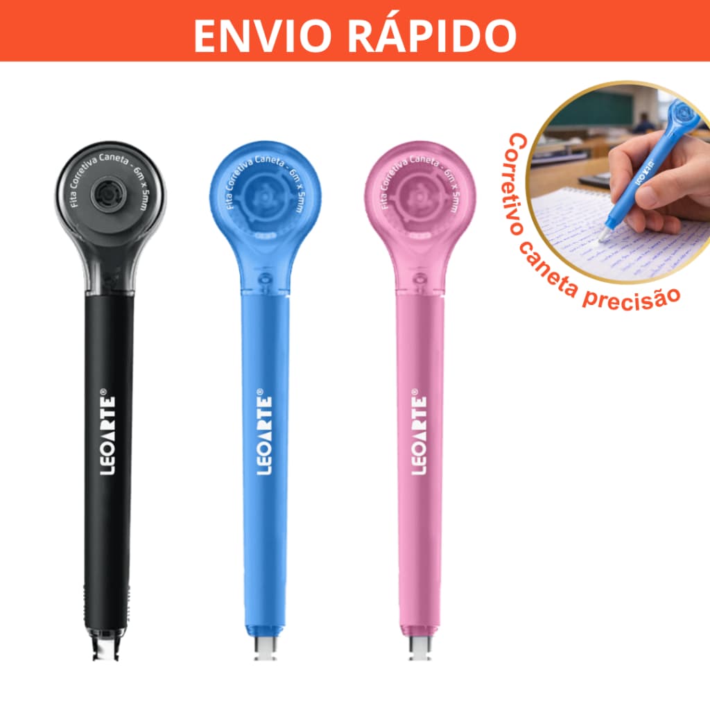 Fita Corretiva 6MX5MM Formato Caneta Leo&Leo