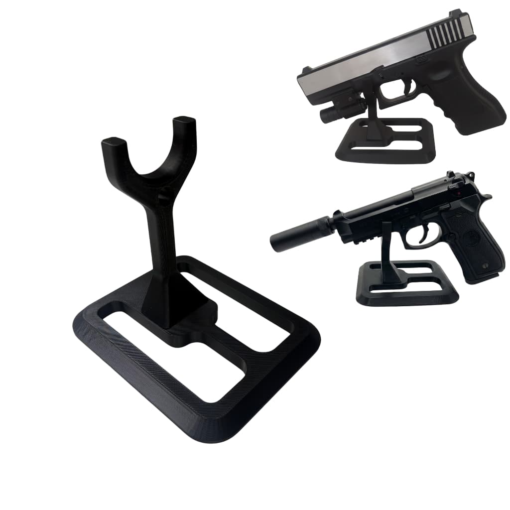 Suporte De Mesa Universal Para Pistola Aep Gbb Airsoft "APENAS SUPORTE"