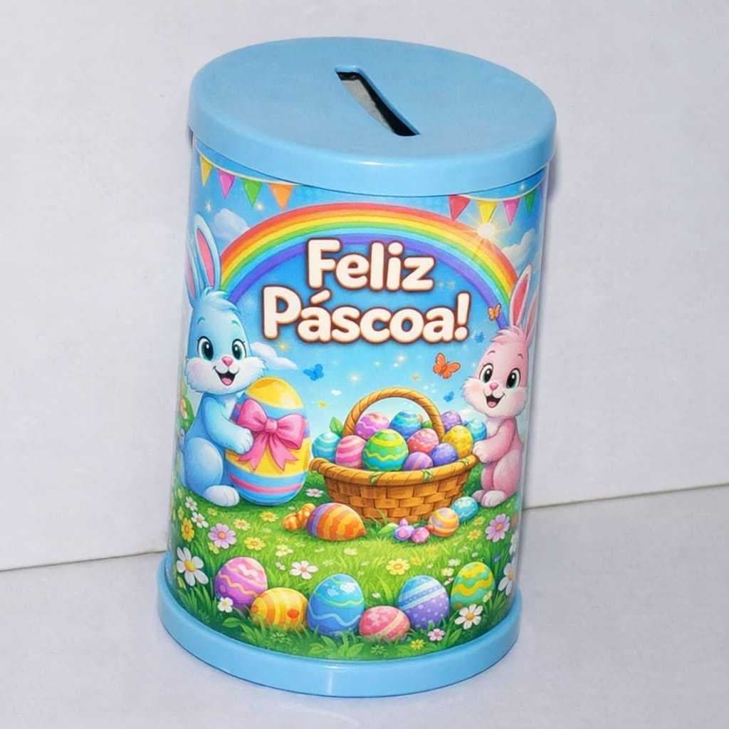 20 cofrinhos personalizados Páscoa