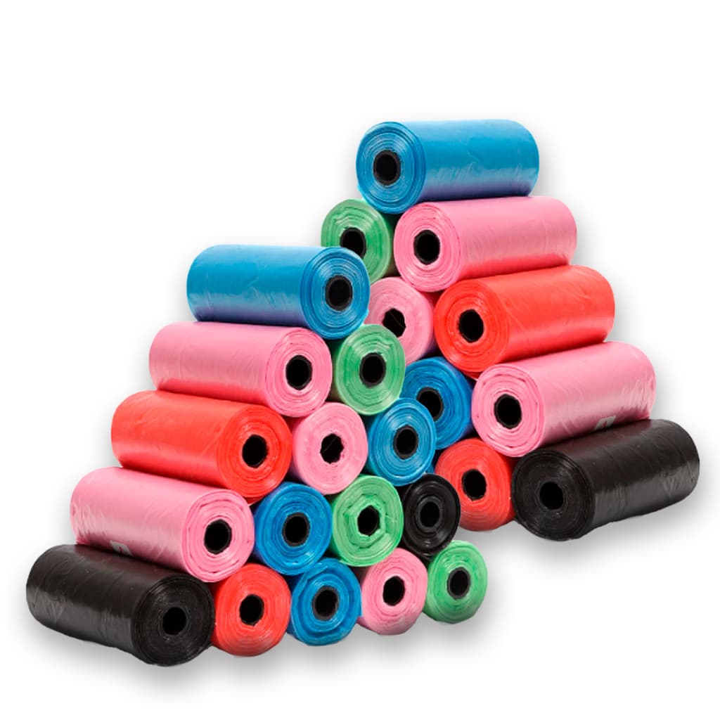 Kit 180 Saquinhos Higiênicos Refil Cata Caca Higiênico 12 Rolo