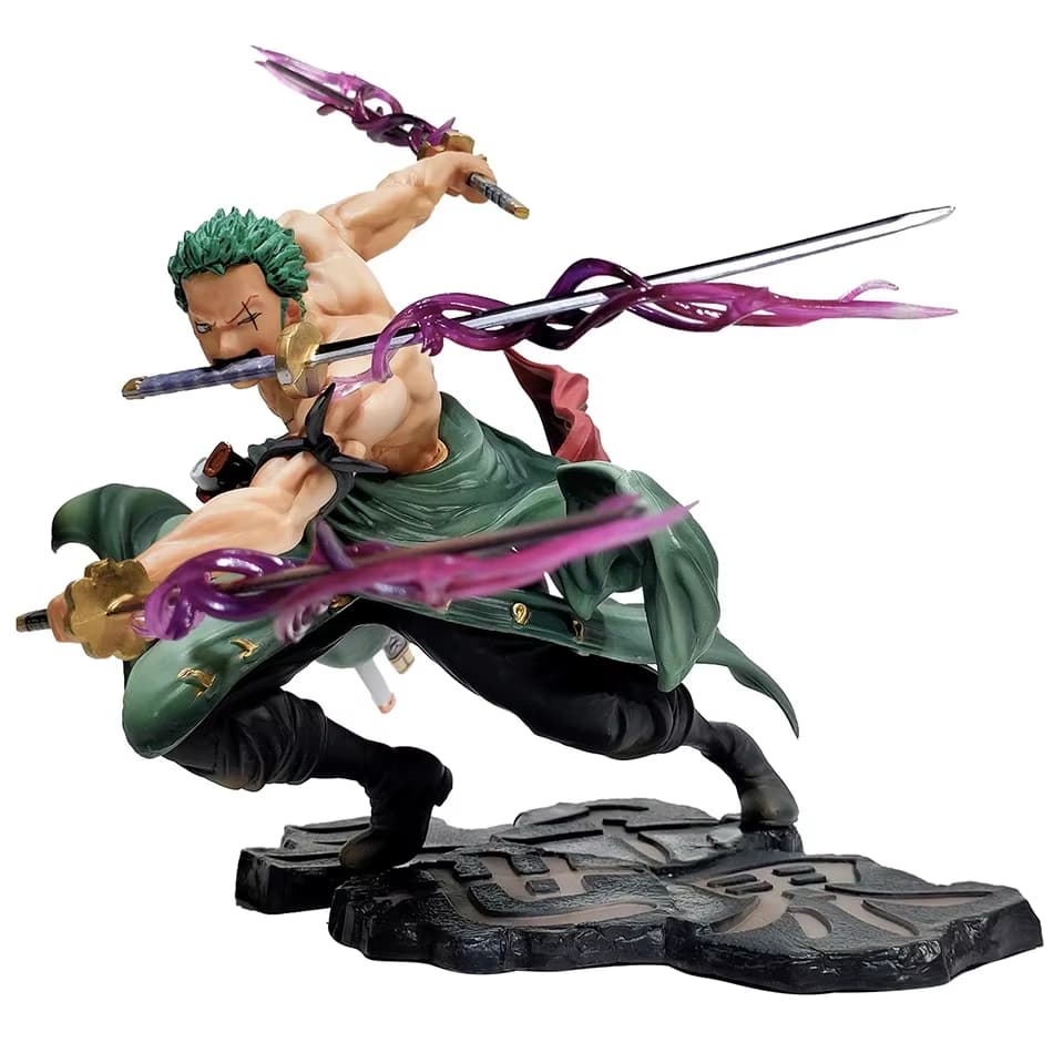 Boneco Figura de Ação Roronoa Zoro - One Piece - Action Figure Zoro