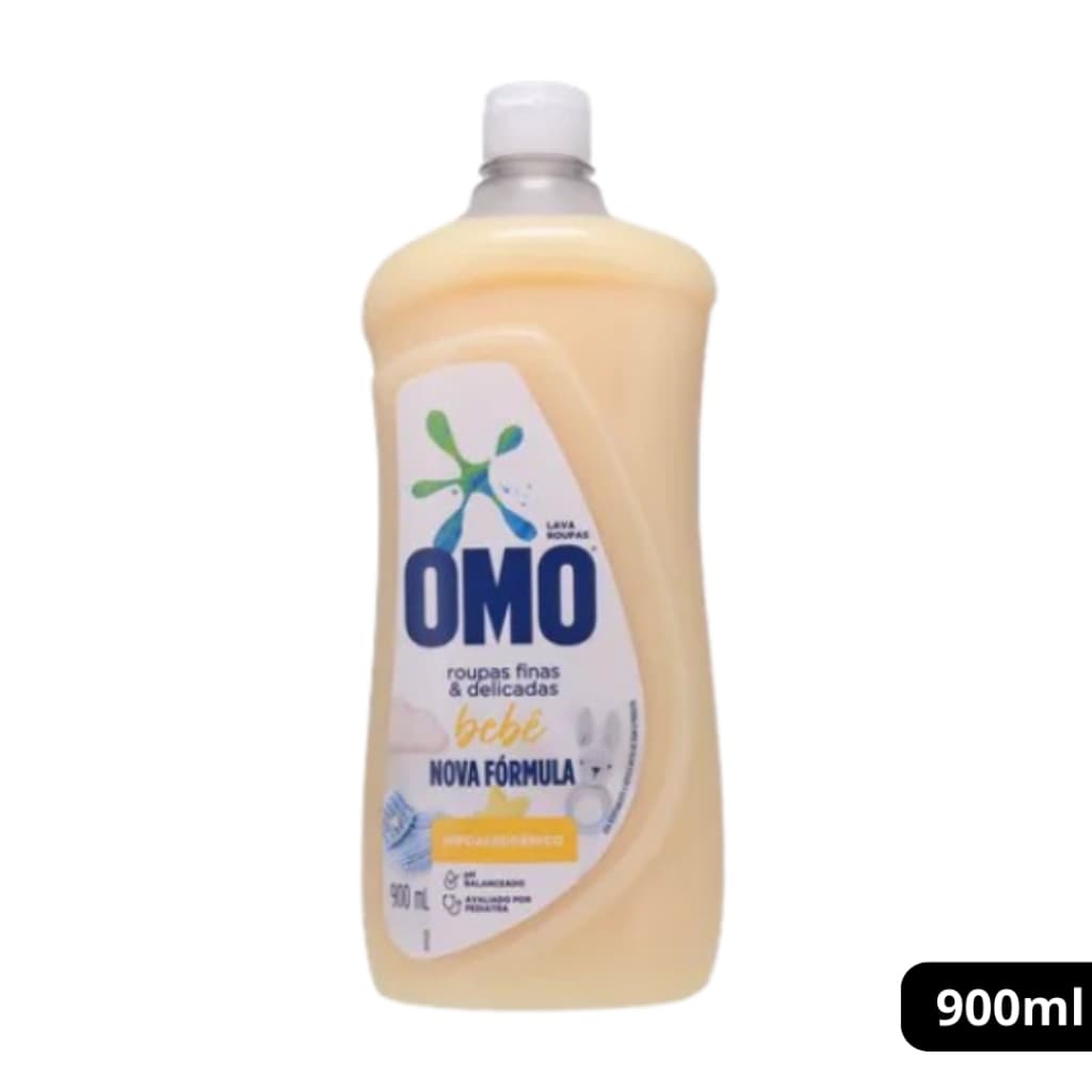 Lava Roupas Omo Roupas Delicadas Bebe 900ml