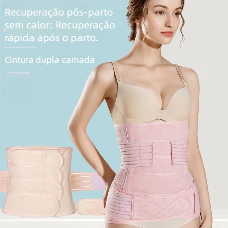 Cinta Modeladora Pós Parto e Cirurgia - Reduz Medidas da Barriga