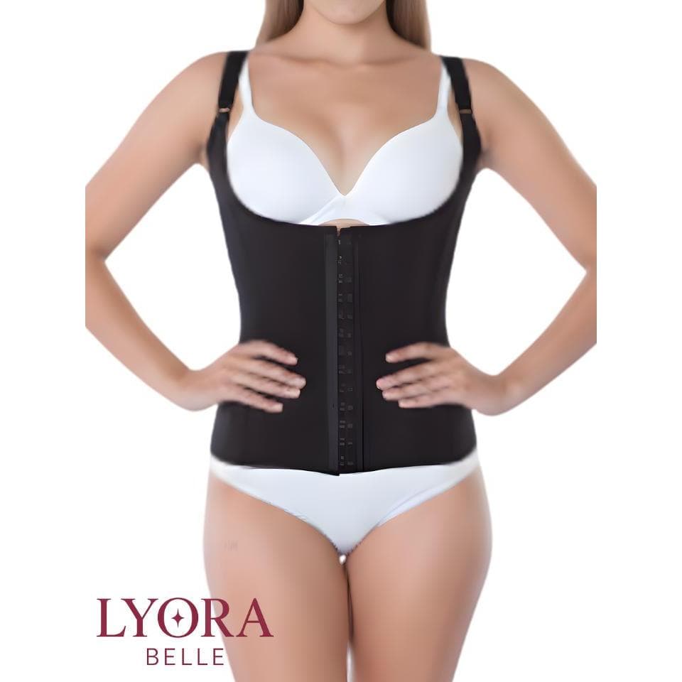 Cinta Modeladora Colete 12 Barbatanas Corselete Redutora De Cintura  Ci16 Com Alça