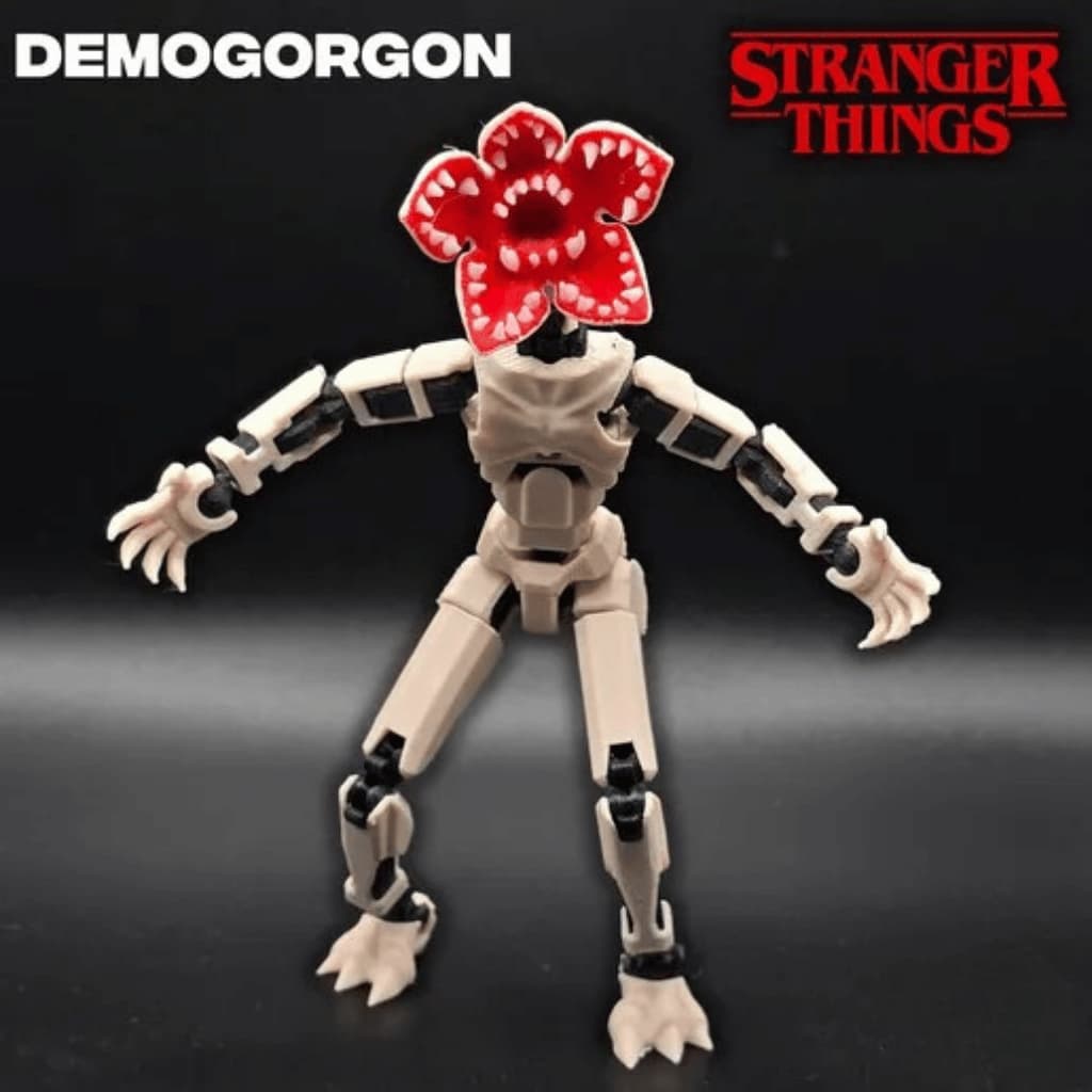 Dummy Demogorgon Articulado | Impressão 3D Stranger Things Colecionável Geek