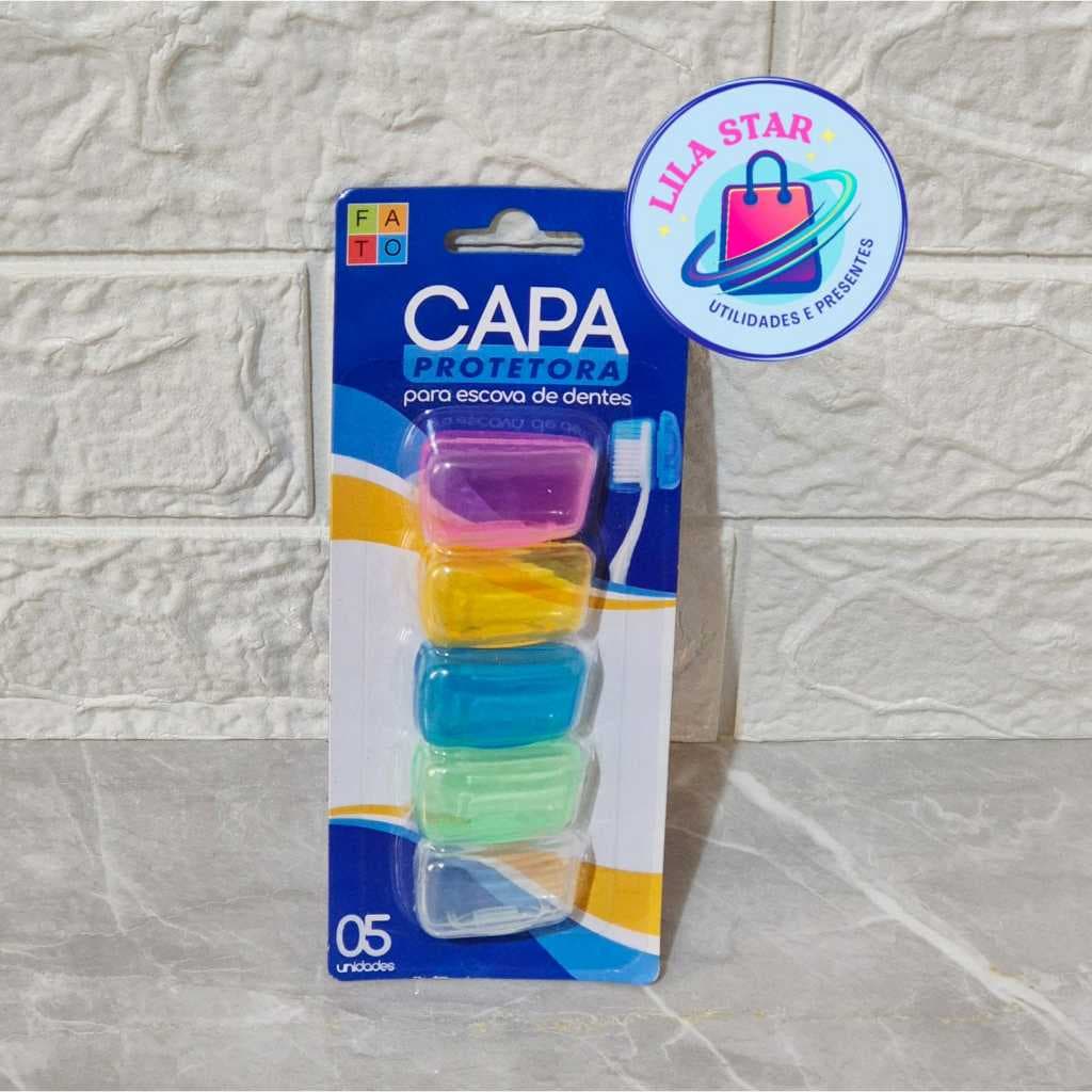 Capa Protetora para Escova de Dentes - 5 Unid. (PLAST-493)