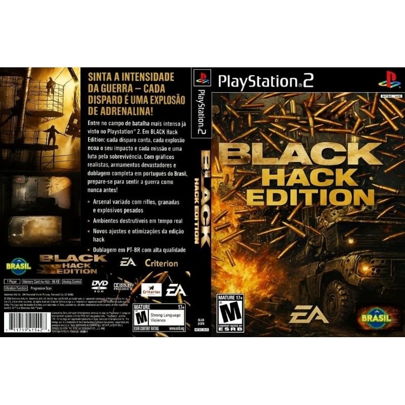 Black ediction vida e munição infinito Ps2