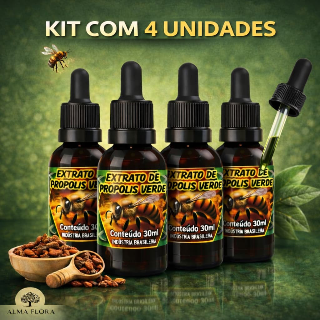 Extrato de Própolis Verde Alma Flora – Alta Pureza | Proteção Natural Todos os Dias