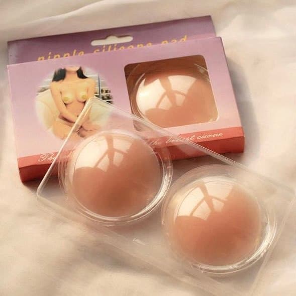 Kit 2 ate 6 Protetor Tapa Mamilos Seios Peito Sutiã Silicone Adesivo Reutilizável Discreto
