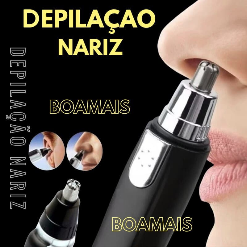 Máquina de Cortar Pelos Cortador Aparador de Cabelos do Nariz e Ouvido