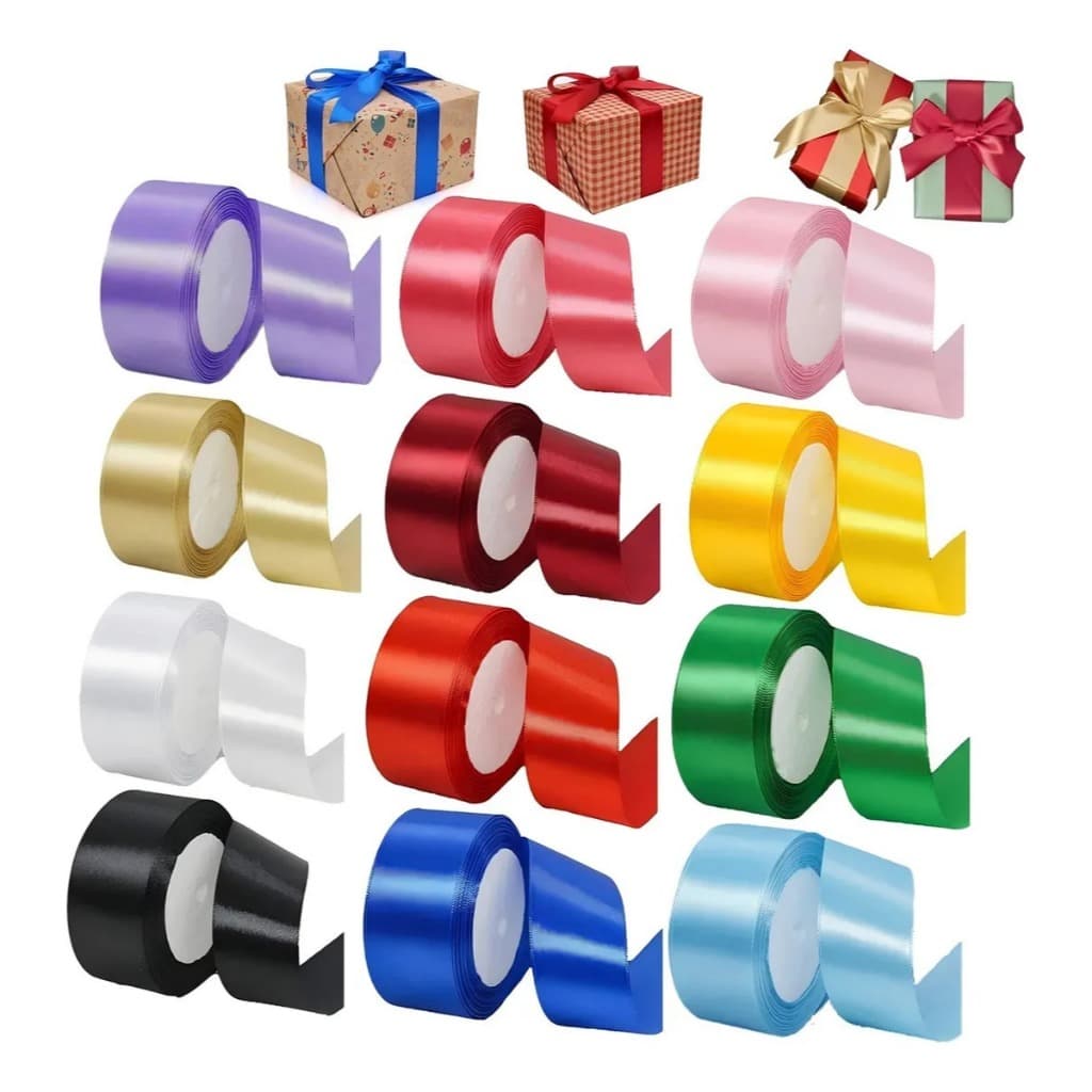 fita cetim n 9 38mm Com 11 Metros Diversas Cores