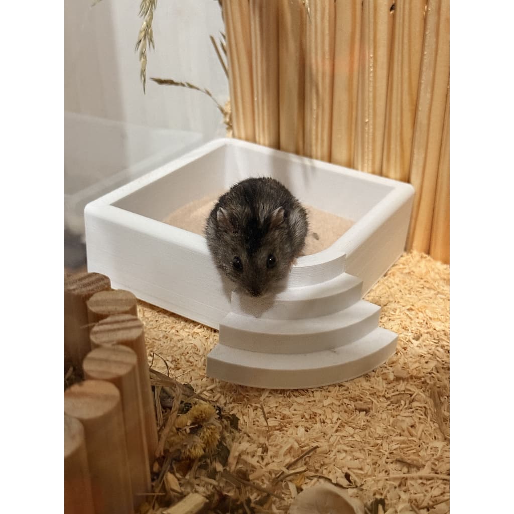Banheira para Hamster - 10cm x 10cm