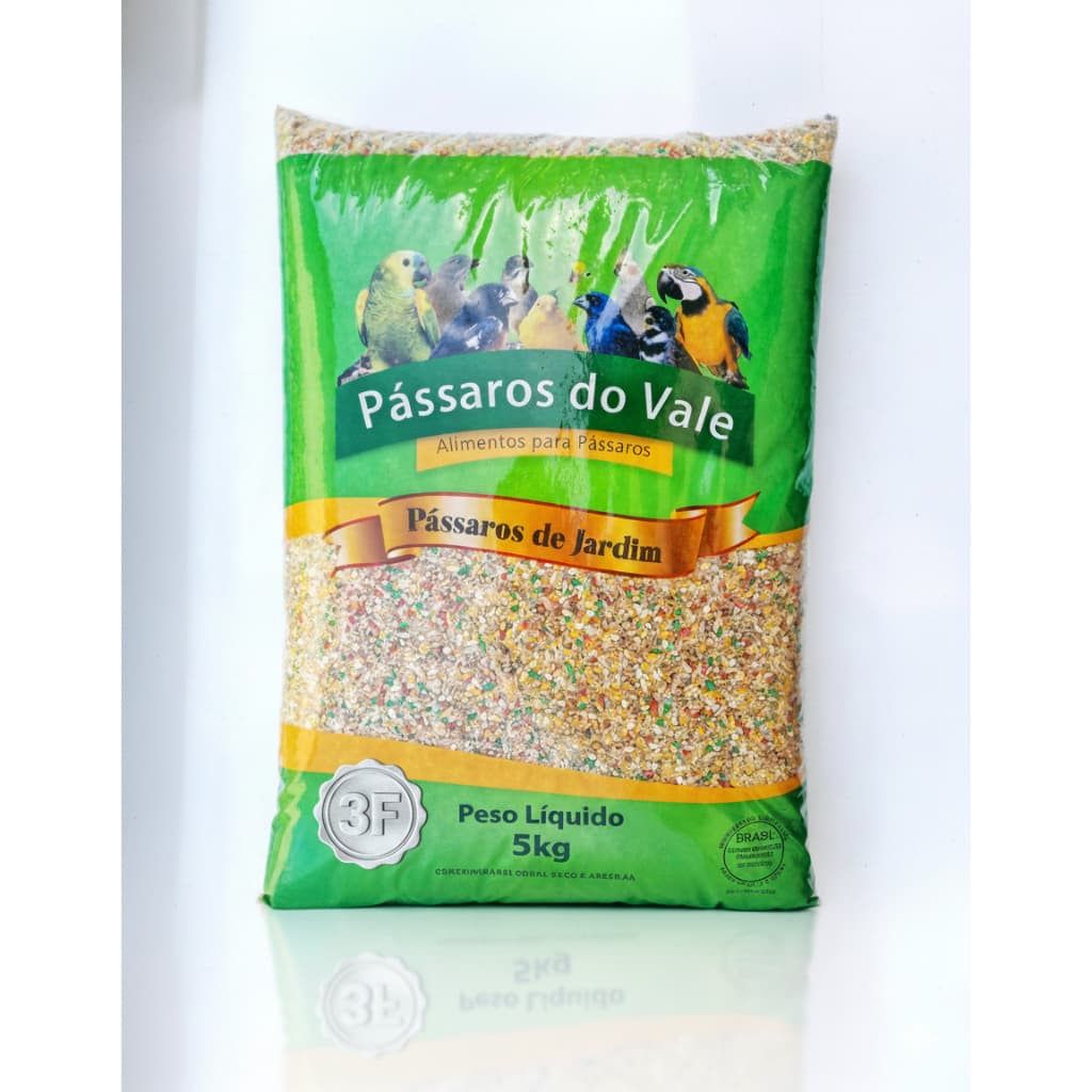 ração pássaros de jardim aves da natureza 5kg OBS não e para calopsita ou periquito