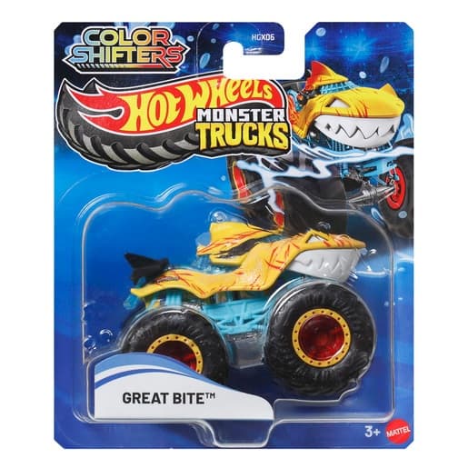Carrinho Monster Trucks Color Shifters Hot Wheels Mattel HGX06