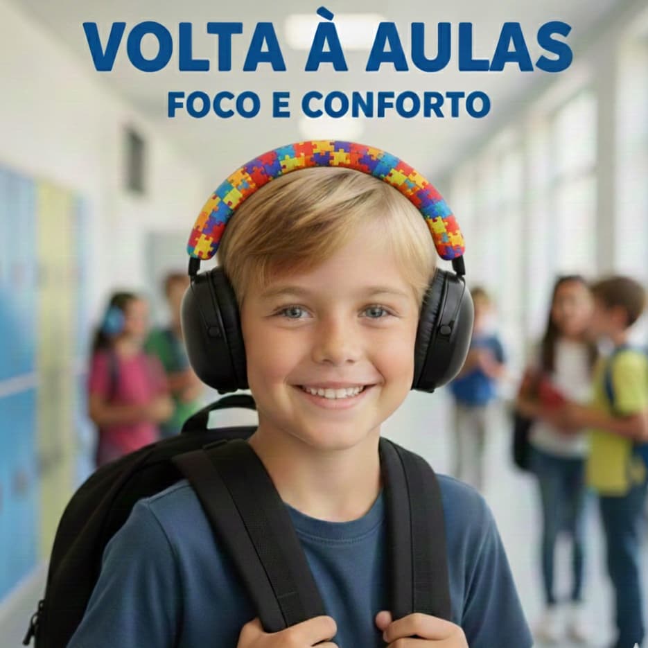 Abafador autista, capinha costurada personalizada