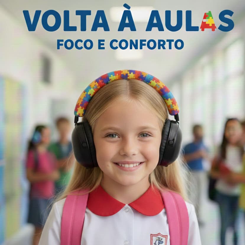 Abafador autista, capinha costurada personalizada