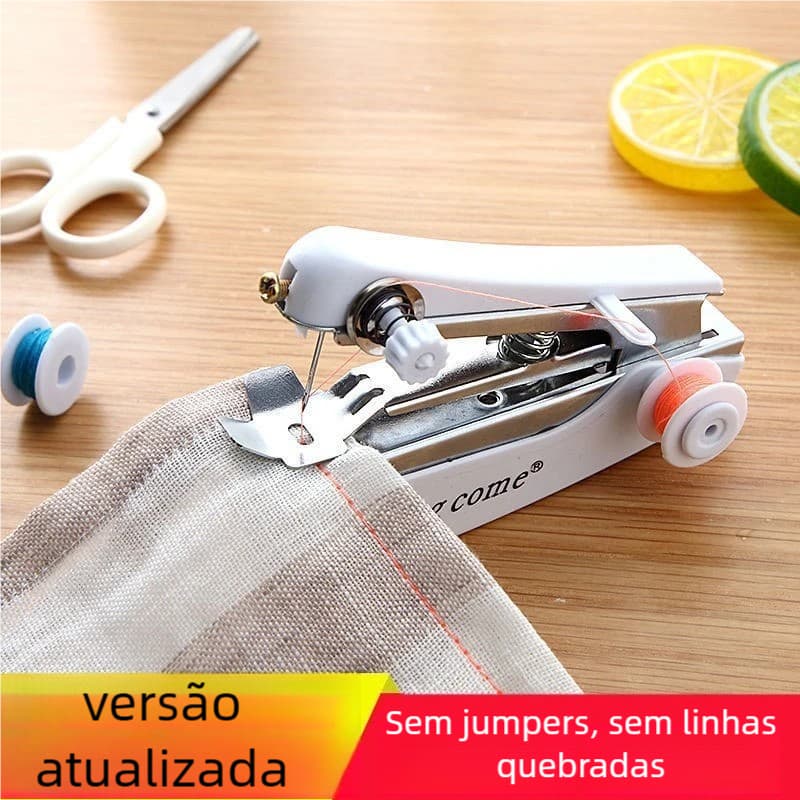 Mini Máquina de Costura Portátil de Mão - Compacta & Fácil de Usar