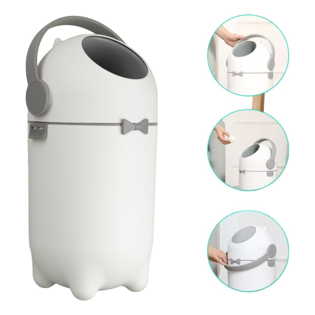 Lixeira Antiodor Fraldas Bebe Lixo Magico Banheiro Anti Odor
