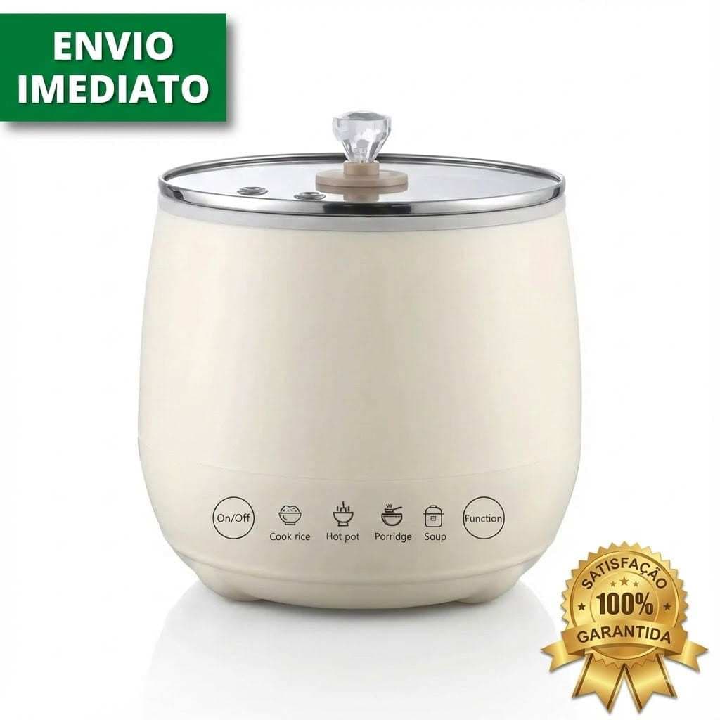 Panela De Arroz Elétrica Sopas Caldos Cerâmica 1,8l 110v
