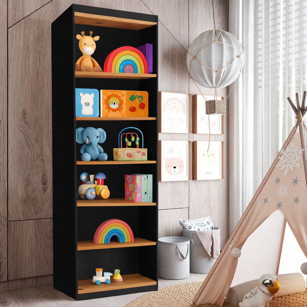 ENVIO FULL Estante livreiro organizador multiuso multifuncional prateleiras 6 nichos Gold Cores