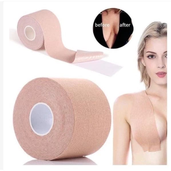 Sutiã Rolo Adesivo Levanta Peito Seio Fita Boob Tape Invisível