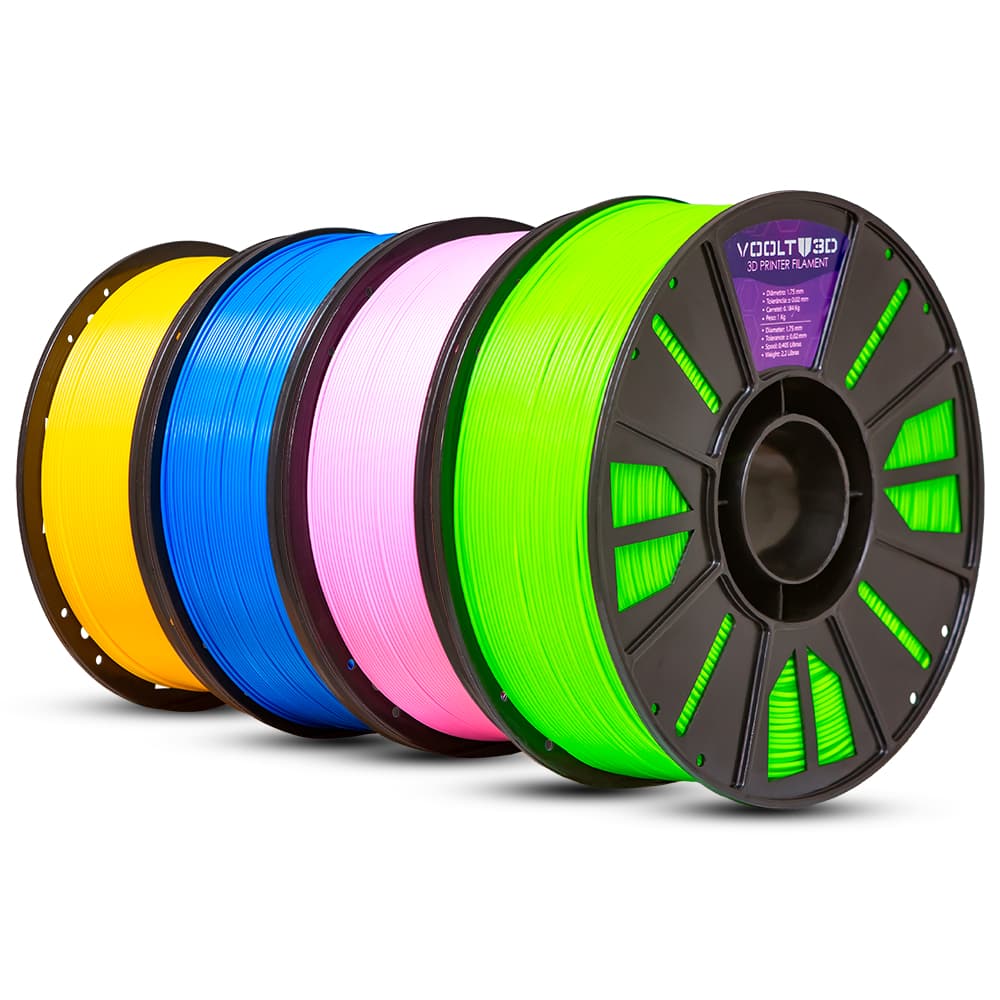 Filamento ABS Premium Para Impressora 3D 1kg 1,75mm Várias Cores Nacional Voolt3D