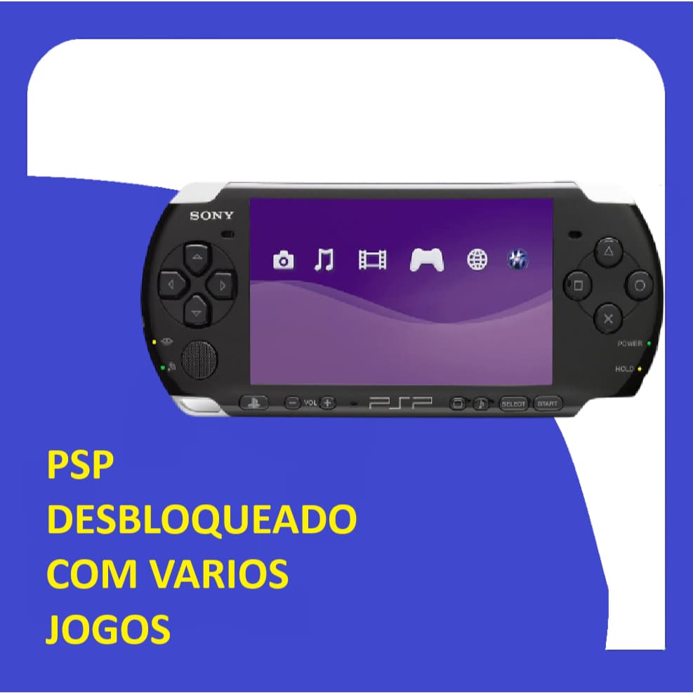PSP desbloqueado+jogos console original